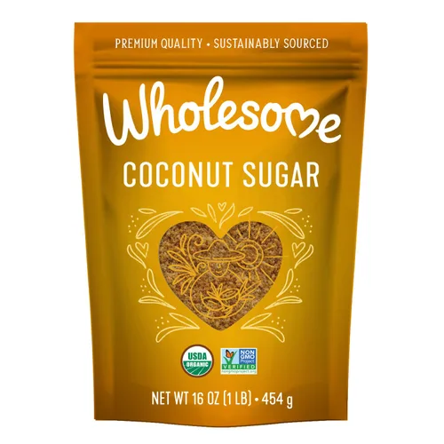 Miniatura 8 de Wholesome Sweeteners Azúcar de coco orgánico de 16 onzas, sin OMG, sin gluten y edulcorante vegano, para hornear, salsas y batidos, paquete de 3