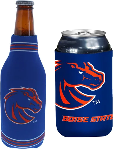 Miniatura 31 de College Team Color Logo Can & Bottle Holder Insulator Beverage Cooler Set