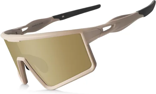 Miniatura 13 de Gafas de sol para ciclismo para hombres y mujeres, lentes de sol deportivos con protección UV para correr, lentes de sol para béisbol, ciclismo