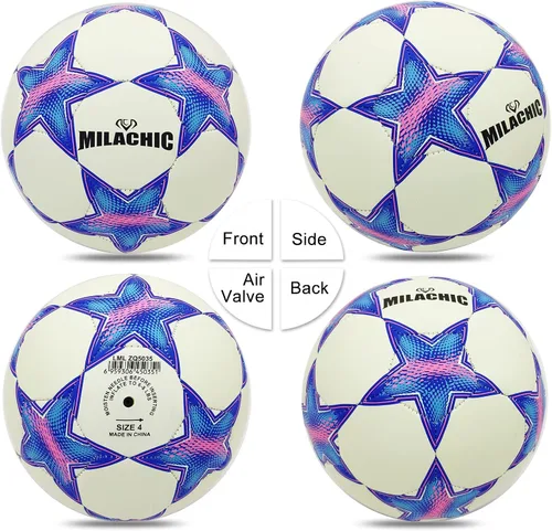 Miniatura 3 de Balón de fútbol que brilla en la oscuridad, tamaño 3/4/5 con bomba, bolas de fútbol luminosas brillantes, regalos para adolescentes, jóvenes