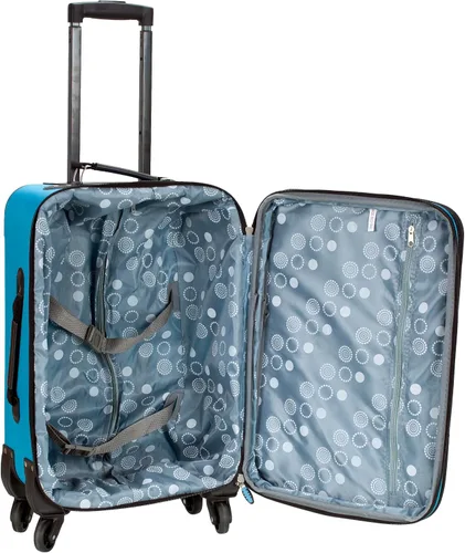 Miniatura 5 de Rockland Pasadena Maletas blandas con ruedas giratorias, Turquesa