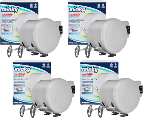 Miniatura 12 de Minky Homecare - Tendedero retráctil