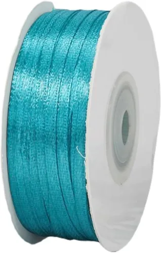 Miniatura 156 de Cinta azul de 1-1/2 pulgadas x 25 yardas, cinta de seda de satén azul real para envolver regalos, fabricación de lazos para el cabello, ramos