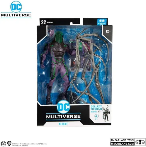 Miniatura 2 de McFarlane Toys, Figura de acción de Batman Beyond Blight de 7 pulgadas con 22 partes móviles, figura coleccionable de DC con tarjeta de personaje