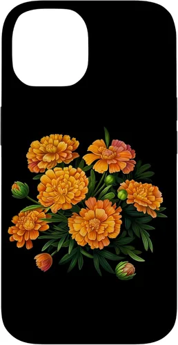 Miniatura 4 de Vintage Marigold Inspired Flower Case for iPhone 12 Pro Max