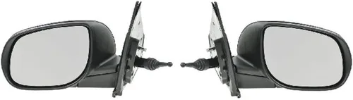 Miniatura 146 de TRQ Juego de 2 piezas de espejo lateral del conductor y del pasajero, ajuste eléctrico calentado sin memoria, color gris, compatible con Volkswagen
