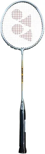 YONEX GR 303 Raqueta de bádminton de aluminio encordada con media cubierta (