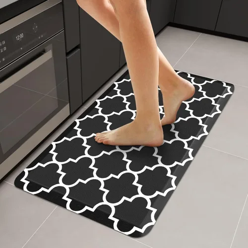 Miniatura 42 de WISELIFE - Tapete antifatiga para piso de 4/5 pulgadas, tapete de cocina antideslizante, impermeable, resistente, ergonómico, cómodo, duradero