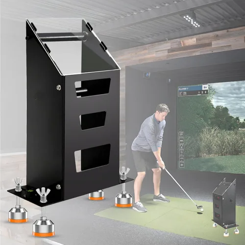 Funda protectora de metal portátil para Bushnell Launch Pro Golf Launch Monitor Simulador, Visual Golf Launch Monitor Shield para Foresight GC3,