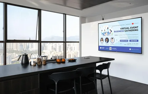 Miniatura 7 de Promethean ActivPanelD - Pantalla digital comercial de 55 pulgadas, pantalla de señalización digital 4K UHD no táctil para anuncios, oficinas