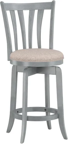Miniatura 12 de Hillsdale Savana Taburete de cocina de madera, 29.5 pulgadas de alto, negro