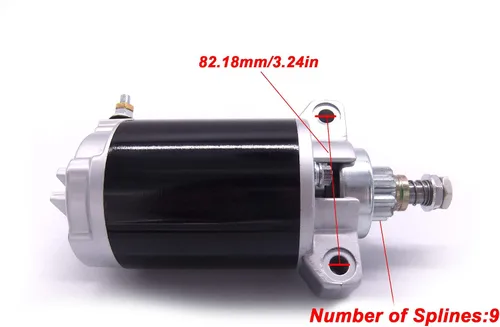 Miniatura 6 de SouthMarine Motor de barco 66M-81800-00 66M-81800-01 66M-81800-02 Motor de arranque para Yamaha 9.9HP 15HP 4 tiempos fueraborda, para Sierra