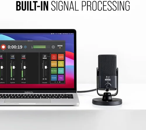 Miniatura 2 de RØDE NT-USB Mini Micrófono USB de condensador versátil de calidad de estudio con software gratuito para podcasting, streaming, juegos, producción