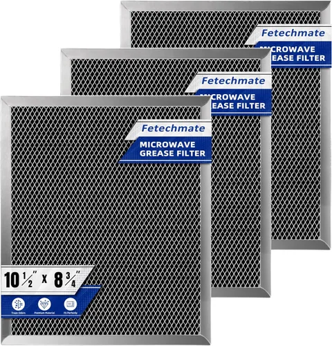 Miniatura 7 de 97007696 Filtro de grasa 41F apto para campana extractora B-roan Nu-tone de 8-3/4 x 10-1/2 pulgadas, filtro de carbón de malla de aluminio