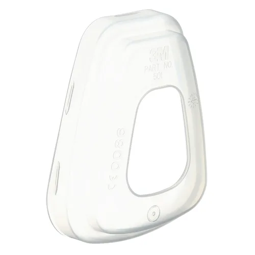 Miniatura 3 de 3M Retenedor de filtro de respirador 501, sostiene el filtro 3M N95 5N11 y el filtro 3M P95 5P71, paquete de 20