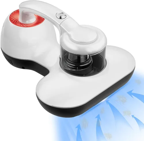 Miniatura 9 de Aspiradora de colchón Hersven, aspiradora de cama UV portátil de 16 kPa y 12800 vibraciones por minuto mejorada para limpieza efectiva de cama