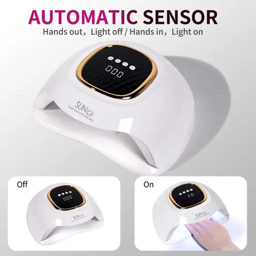 Miniatura 3 de MIRAGE LAYON Lámpara de Uñas UV - Secado Rápido, Potente y Eficiente, Lámpara LED de Uñas con 4 Ajustes de Tiempo y Sensor Automático Infrarrojo