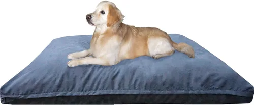 Miniatura 11 de Almohada ortopédica prémium con espuma viscoelástica para cama de perro, con revestimiento interior impermeable y cubierta externa de microgamuza