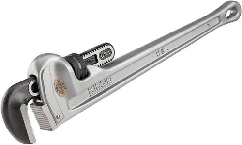 Miniatura 2 de RIDGID Llaves de tubo recto de aluminio, modelos de 24 pulgadas (31105) y 14 pulgadas (31095)