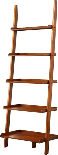 Miniatura 9 de Escalera para librero. De Convenience Concepts American Heritage, Madera Sólida, Negro