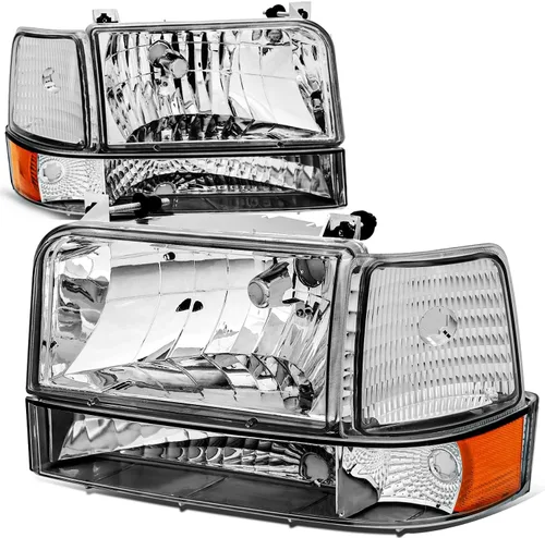 Miniatura 14 de Auto Dynasty Juego de Faros LED DRL 3D y Lámpara de Parachoques Compatible con Ford F-150 F-250 F-350 Bronco 1992-1996, Lado del Conductor