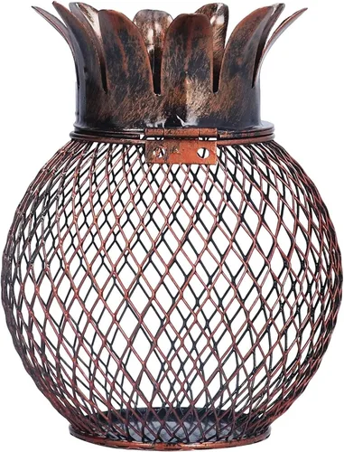 Contenedor de corcho de vino de piña, soportes de corcho de vino decorativo, caja de almacenamiento de corcho de vino, contenedor de regalo, soporte