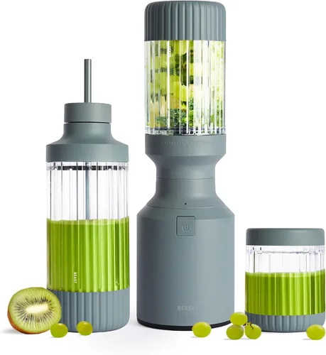 Miniatura 16 de Beast Mighty 850 Licuadora personal compacta premium Para batidos, malteadas, aderezos, salsas, postres, salsas para mojar Mezcla hielo
