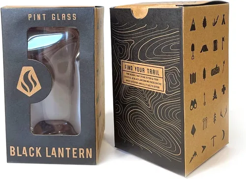 Miniatura 2 de Vasos de Pinta de Black Lantern – Vasos de Cerveza para Entusiastas de la Cerveza Artesanal - Juego de Dos Vasos de 16 oz. - Vasos de Cóctel