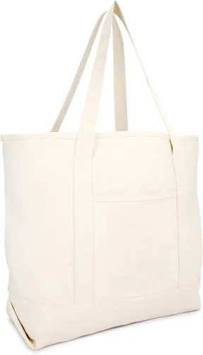 Miniatura 13 de Bolsa de mano de lujo con parte superior abierta de 22 pulgadas con bolsillo exterior Azul marino