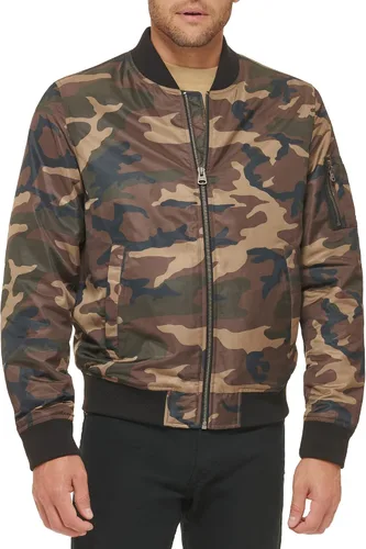 Miniatura 18 de Levi's MA-1 Flight chamarra satinada sin relleno para hombre