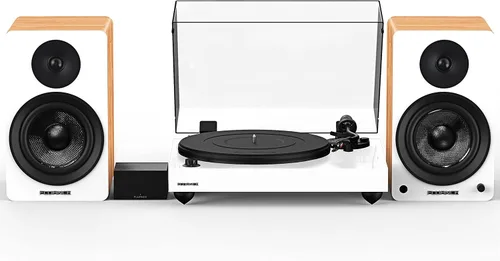 Miniatura 10 de Fluance Reference RT82 Tocadiscos de vinilo de alta fidelidad con preamplificador de fono PA10 y altavoces Ai61 de 6,5 pulgadas, cartucho Ortofon