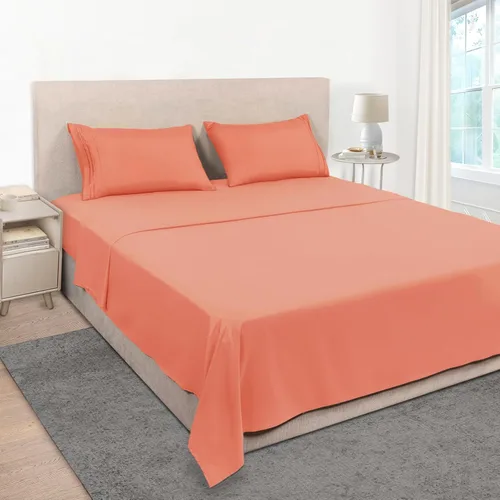 Miniatura 86 de Mejoroom Juego de sábanas de tamaño King – Sábanas y fundas de almohada de ropa de cama 1800 de lujo para hoteles – Sábana bajera con bolsillo