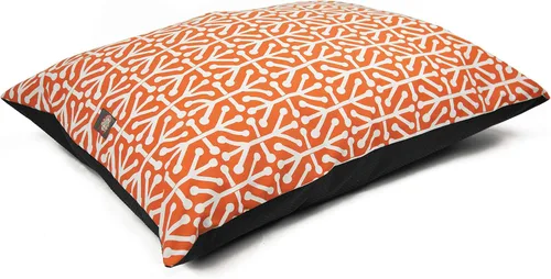 Miniatura 47 de Majestic Pet Cama rectangular para perros tamaño mediano, lavable, cama antideslizante y cómoda para mascotas, cama para jaula para perros, almohada