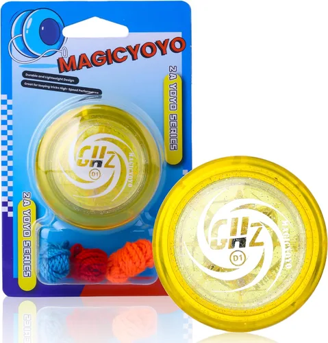 Miniatura 5 de MAGICYOYO Juguetes Yo-Yo en Bucle, D1 Yoyo Sensible para Principiantes con Cuerdas, Cuerpo de Plástico y Excelente para Trucos de Cuerda