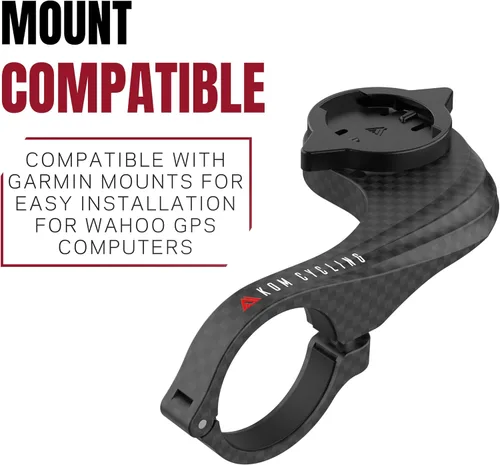 Miniatura 4 de KOM Cycling Adaptador de cuarto de vuelta compatible con computadoras Garmin a Wahoo - Monta cualquier computadora Wahoo en un soporte existente