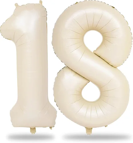 Miniatura 45 de Globos de oro rosa para cumpleaños número 16 para niñas, 40 pulgadas de gran tamaño, globos de lámina de mylar con el número 1 y 6, autoinflables