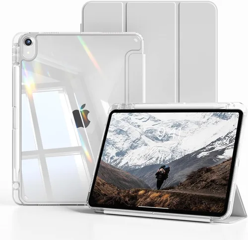 Miniatura 10 de kenke Funda para iPad (A16) de 11ª generación de 11 pulgadas 2025, iPad de 10.9 pulgadas 2022 con soporte para lápices, funda de marco de TPU suave