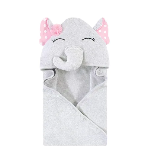 Miniatura 83 de Hudson Baby Toalla unisex de algodón con capucha con cara de animal para bebé, abeja amarilla, talla única Amarillo Bee