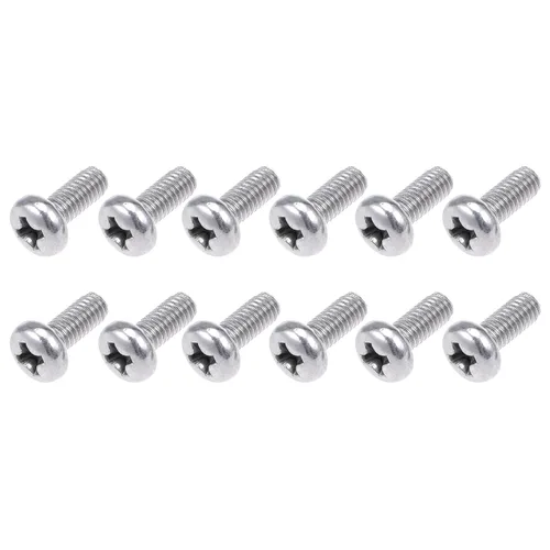 Miniatura 62 de METALLIXITY Tornillos de máquina (M2 x 0.118 in), 30 unidades, pernos Phillips cruzados de acero inoxidable 304, para instalación de muebles