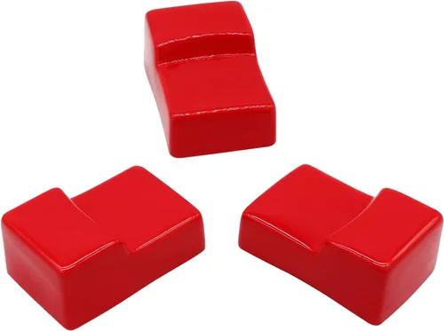 Miniatura 6 de Paquete de 3 piezas de repuesto de zapatos de cerámica para parrilla de carbón de huevo verde grande, pies de cerámica para parrillas Kamado