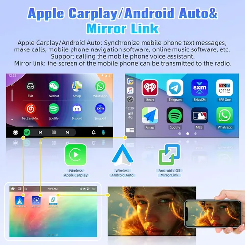 Miniatura 4 de 8-Core 4+64G Android Car Stereo para Hyundai Elantra 2011-2013 con Carplay Android Auto 59 Tema 9 pulgadas Pantalla táctil Bluetooth 5.0 FM/RDS