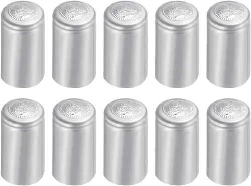 Miniatura 6 de uxcell 100 cápsulas termorretráctiles de PVC, cápsulas para botellas de vino, tapa retráctil, cubierta superior retráctil para bodegas y cocina