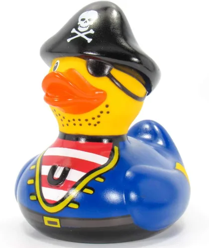 Miniatura 4 de Juguete de baño de pato de goma pirata de Bud Duck Elegante embalaje de regalo - "Shiver me timbers!" Seguro para niños Coleccionable