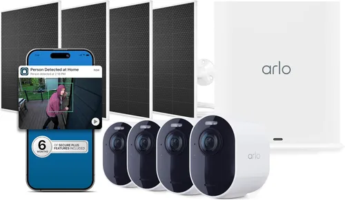 Miniatura 13 de Cámara de Seguridad Arlo Ultra 4K HDR (3ª Generación, Lanzamiento 2025) + SmartHub, Alimentación por Batería, Respuesta de Emergencia, Subtítulos