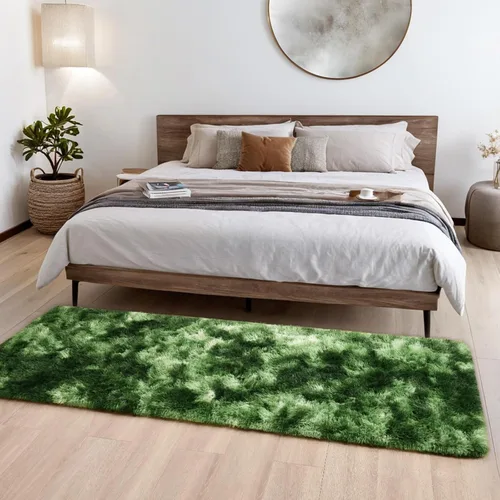 Miniatura 3 de Larhom Nuttumico - Alfombras de pasillo ultrasuaves de 2 x 6 pies para dormitorio con parte trasera de goma antideslizante mejorada, alfombras