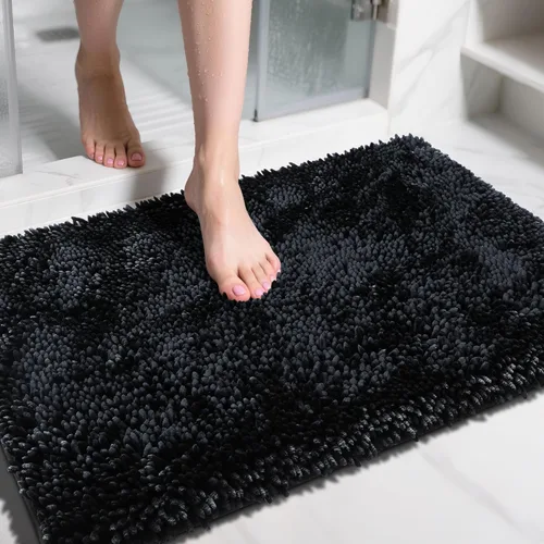 Miniatura 76 de Yimobra - Alfombra grande para baño antideslizante de 36x24 pulgadas, extra gruesa y suave, absorbente de felpilla, alfombras de baño lavables a