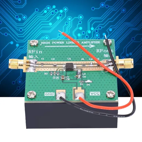 RF2126 RF Potencia, 2.4GHZ 1W Amplificador con 2 4GHZ RFRF2126 400‑2700MHz Banda Ancha Disipador de Calor