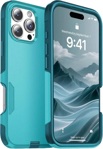 Miniatura 18 de jaroco Funda para iPhone 13 y Funda para iPhone 14 y Funda para iPhone 15 [Protección de Servicio Pesado][Protección contra Caídas de Grado