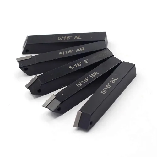Miniatura 3 de OSCARBIDE 5/16 "Mini torno de carburo indexable portaherramientas de torneado de carburo de metal, herramientas de torno de metal inserta brocas
