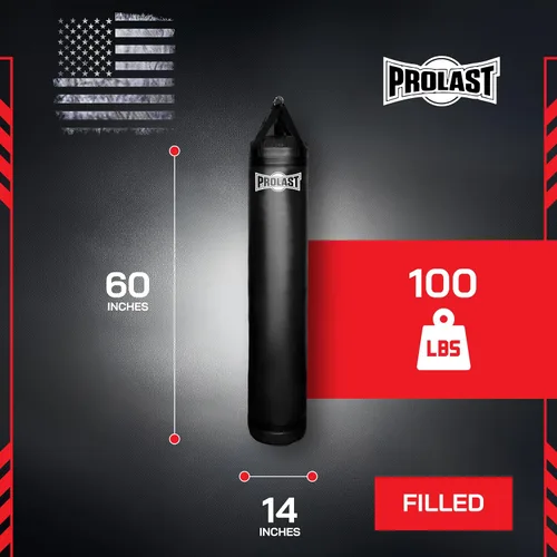 Miniatura 4 de Heavy Punching Kicking Bag for Adults, Boxing, MMA, Martial Arts, Muay Thai, Strength Training Equipment, 5ft, 100 lbs, Classic Logo